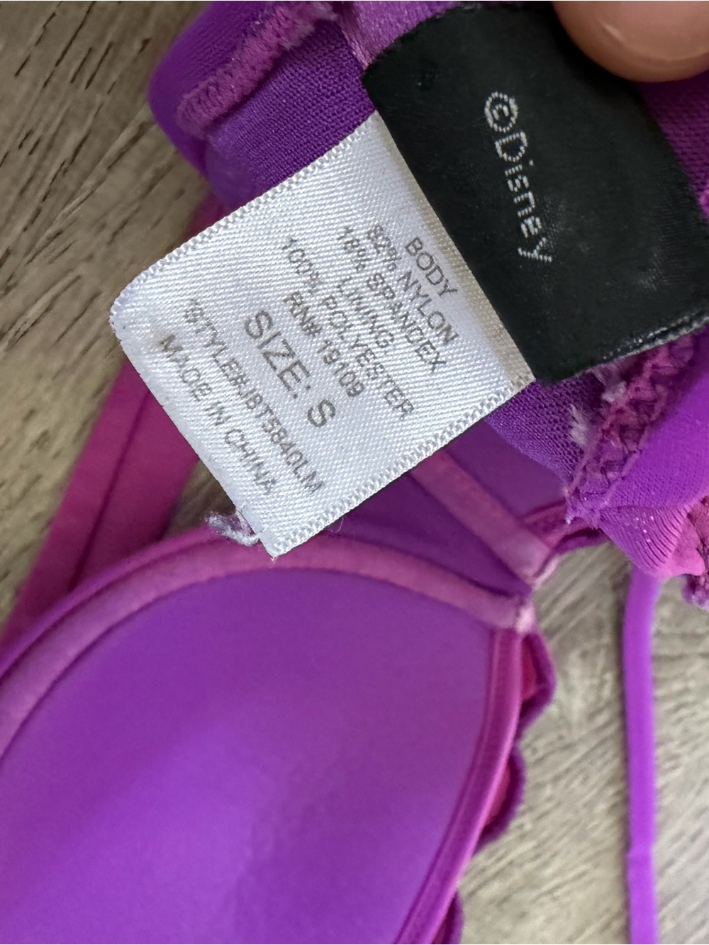 Disney Fuchsia Shell-Style Bikini Top - Picture 3 of 3